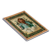 Kerstengel met Violin Notitieboek (Rechterzijde)