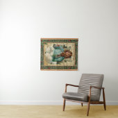 Kerstengel met Violin Wandkleed (In Situ (horizontaal))