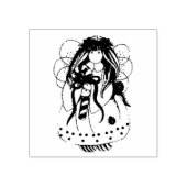 kerstengel rubberstempel (Afrduk)