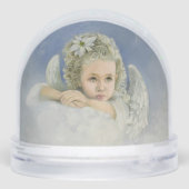 kerstengel sneeuwbol (Achterkant)