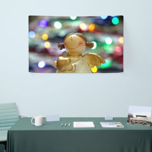 kerstengel spandoek (Beurs)