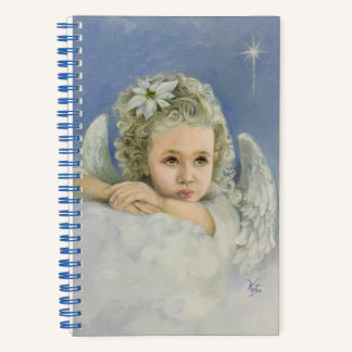 Kerstengel Spiraal Notebook Notitieboek