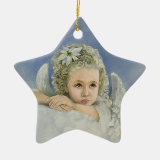 Kerstengel Ster Ornament (Voorkant)