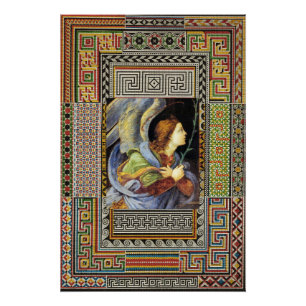 KERSTENGEL van FILIPPINO LIPPI Perfect Poster
