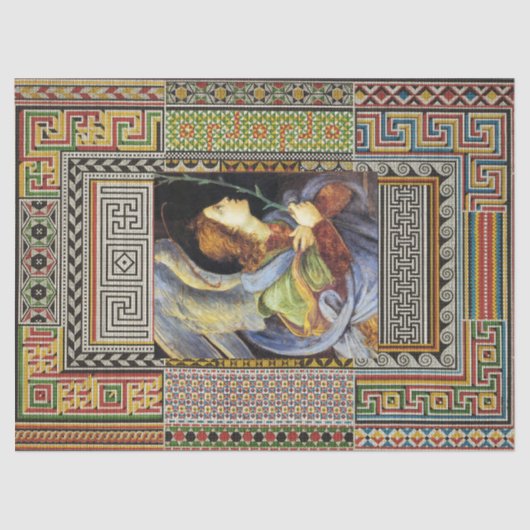 KERSTENGEL van FILIPPINO LIPPI Tissuepapier (Voorkant)