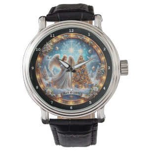 Kerstengel Vrede op Aarde Horloge