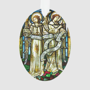 Kerstengel Vrede op Aarde Kerstversiering Ornament