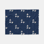 kerstengelen fleece deken (Voorkant (Horizontaal))