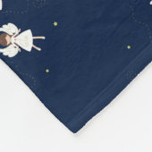 kerstengelen fleece deken (Hoek)