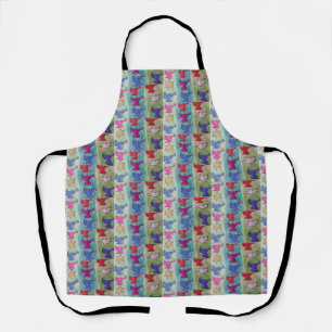 Kerstengelen Met Trompetten Schort