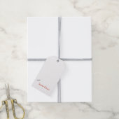 KERSTENGELEN VAN DE KERSTMAN CADEAULABEL (Met Touw)