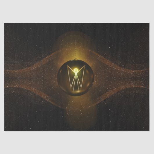 kerstengelpapier tissuepapier (Voorkant)