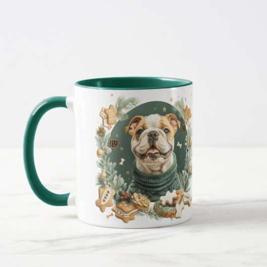 KerstEngelse Bulldog Mok (Links)