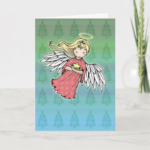 Kerstengeltje kaart