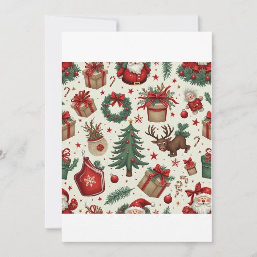 kerstenvelop kaart (Achterkant)