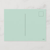 KerstEvergreen Forest Winter Solstice Feestdagenkaart (Achterkant)