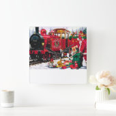 kerstexpress vierkante klok (Huis)