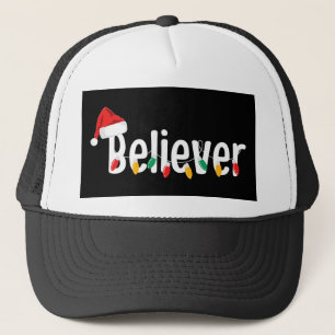 KerstFaith Believer   Santa Claus Xmas lampjes Trucker Pet