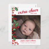 KERSTFAMILIE AANKONDIGING | Kerstvreugde (Voorkant / Achterkant)