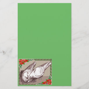 Kerstfamilie Briefpapier