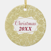 Kerstfamilie Foto met bijbehorend Ornament (Voorkant)