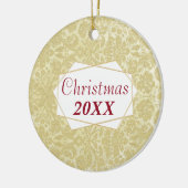 Kerstfamilie Foto met bijbehorend Ornament (Links)