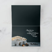 Kerstfamilie Foto Wenskaart Feestdagen Kaart (Binnen)