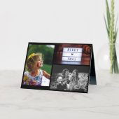 Kerstfamilie Foto Wenskaart Feestdagen Kaart (Voorkant)