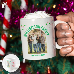 KERSTFAMILIE-VERENIGING Groepsaandenken Foto Koffiemok