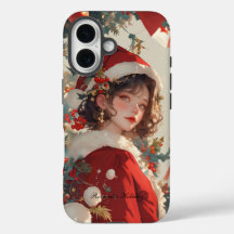 Kerstfantasie: Romantische iPhone 16, stoer hoesje