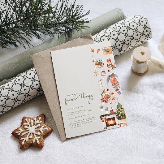 Kerstfavorieten | Favoriete Dingen Feest Kaart