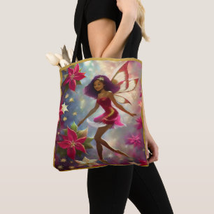 Kerstfee Collectie Plum Tint Natuurlijk Haar Draagtas