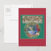 Kerstfee Magische Illustratie Feestdagenkaart (Voorkant / Achterkant)