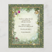 Kerstfeebrochure met jouw tekst flyer (Achterkant)