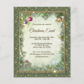 Kerstfeebrochure met jouw tekst flyer (Voorkant)