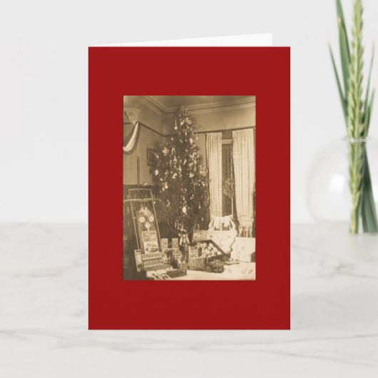 Kerstfeest 1906 feestdagen kaart (Voorkant)