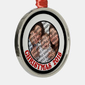 Kerstfeest 2015 Ornament voor herdenkingsfoto's (Rechts)