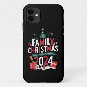 Kerstfeest 2024 samen herinneringen maken iPhone 11 hoesje