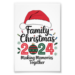 Kerstfeest 2024 samen herinneringen maken foto afdruk