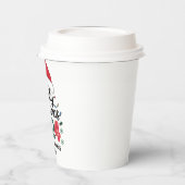 Kerstfeest 2024 samen herinneringen maken papieren bekers (Links)