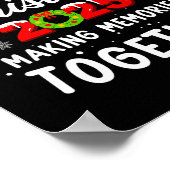 Kerstfeest 2025 samen herinneringen maken poster (Hoek)