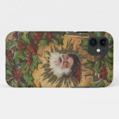 kerstfeest Antiek Holly Case-Mate iPhone Case (Achterkant (horizontaal))