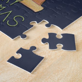  kerstfeest Antiek Holly Legpuzzel (Zijkant)