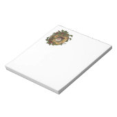 kerstfeest Antiek Holly Notitieblok (Gedraaid)