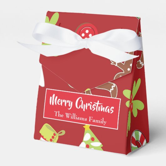 kerstfeest bedankdoosjes (Voorkant Zijde)