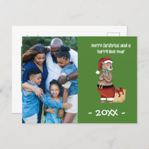 Kerstfeest Beer Briefkaart