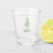 Kerstfeest begint met Tequila Funny Holiday Shot Glas (Achterkant)
