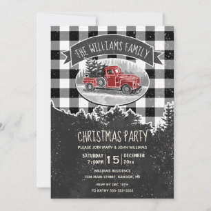  kerstfeest bij Red Truck Farmhouse Kaart