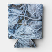 Kerstfeest Blauwe Blauwe Blauwblaasjes sneeuwwinte Blikjeskoeler (Voorkant)