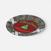 Kerstfeest bord (Gekanteld)